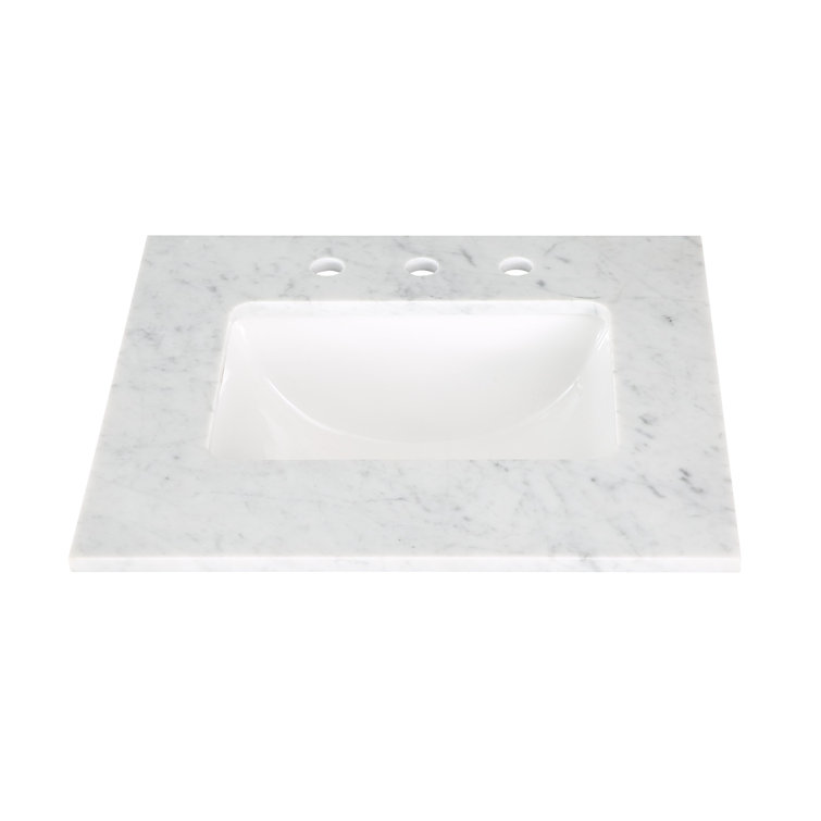Midnight Black Freestanding Single Sink Vanity with White Quartz Top
