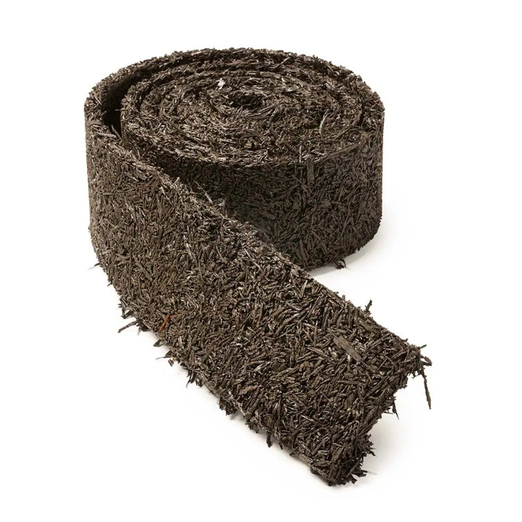 120" Black Recycled Rubber Garden Border Edging