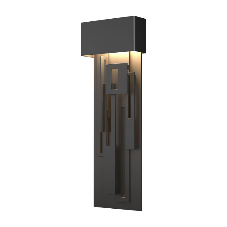 Coastal Black Aluminum LED Wall Sconce - Dark Sky Compliant