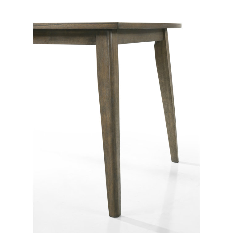 Vintage Walnut 72" Extendable Contemporary Dining Table