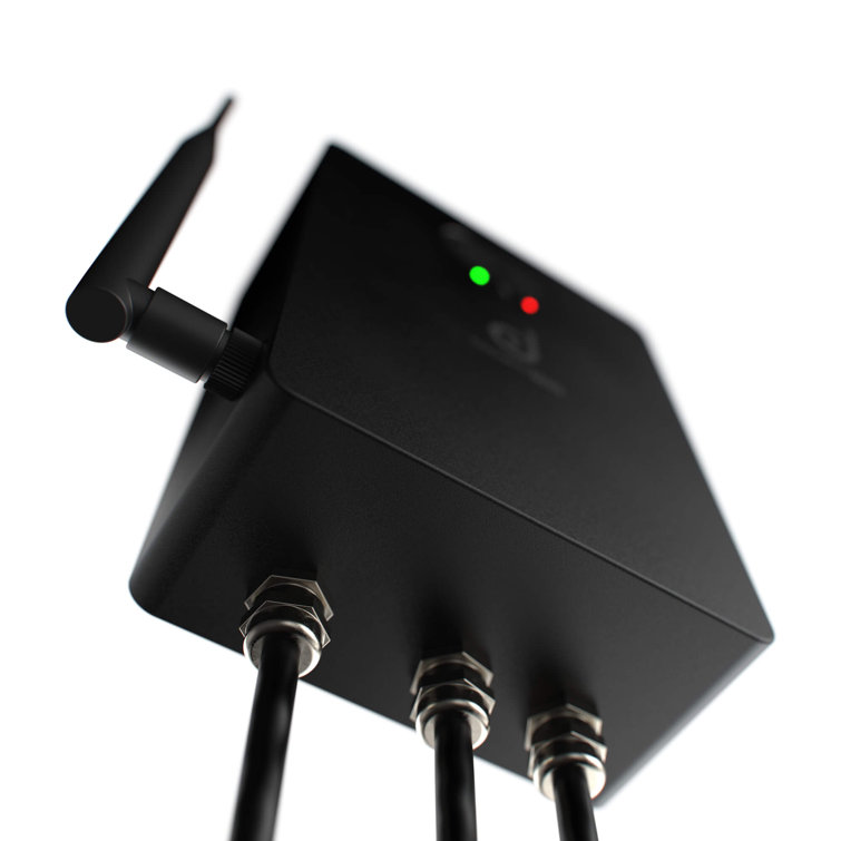 Black Smart Low Voltage Landscape Lighting Transformer