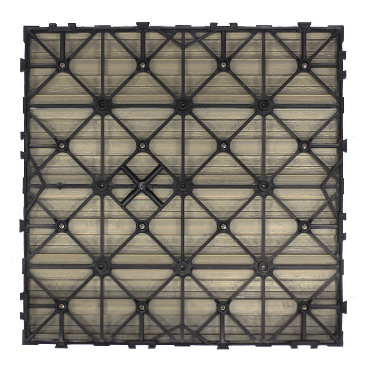 Roman Antique Elm Composite Interlocking Deck Tile 12" x 12"