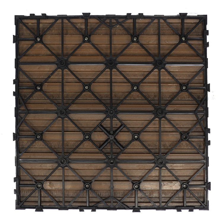 Brazilian Ipe Composite 12" x 12" Interlocking Deck Tile