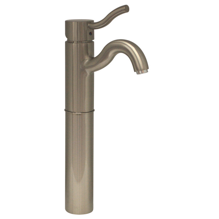 Brushed Nickel Single-Hole Single-Handle Bathroom Faucet