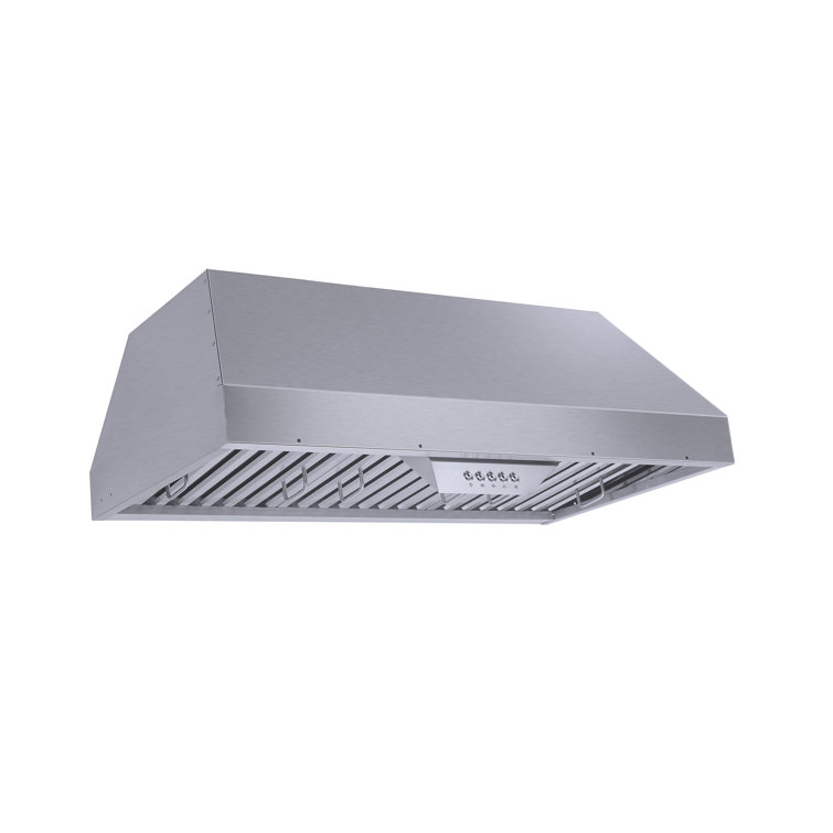 36-Inch Stainless Steel Insert Range Hood with LED Lights