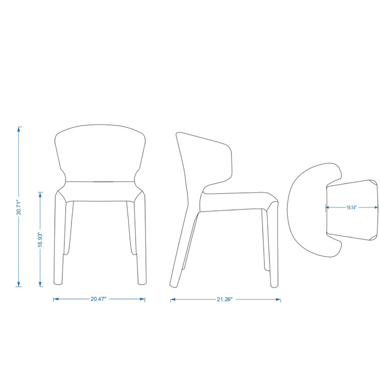 Saddle Faux Leather Upholstered Side Chair with Metal Legs