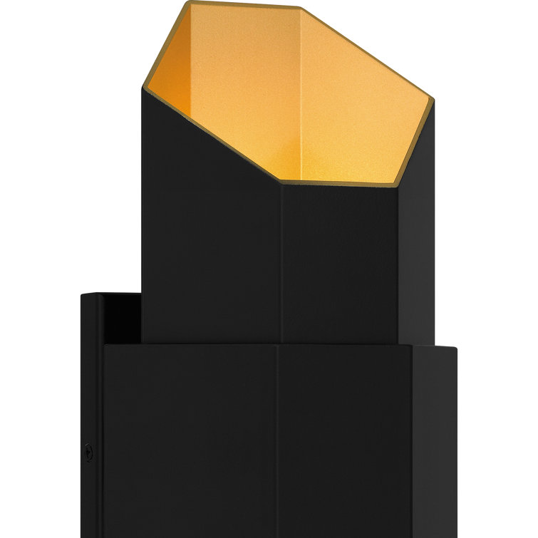 Quoizel Chasm 15.25" Matte Black LED Outdoor Lantern