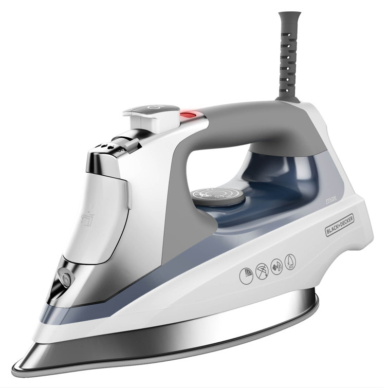 Blue Stainless Steel Burst Steam Iron with Vertical Function
