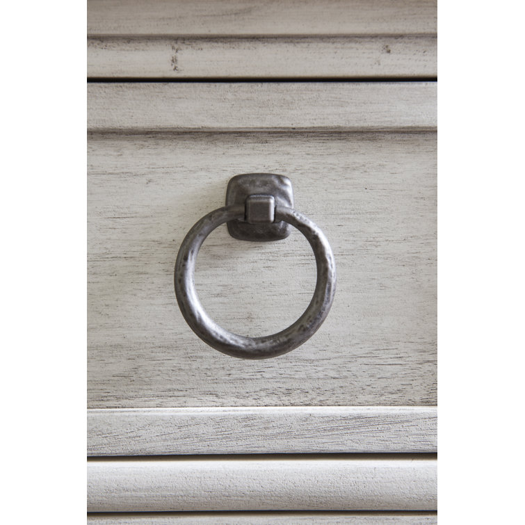 Gray and Light Wood 68" Transitional 9-Drawer Dresser