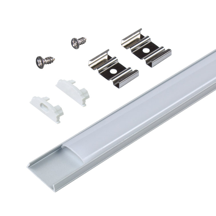 White Bendable LED Tape Light Mounting Hardware Kit