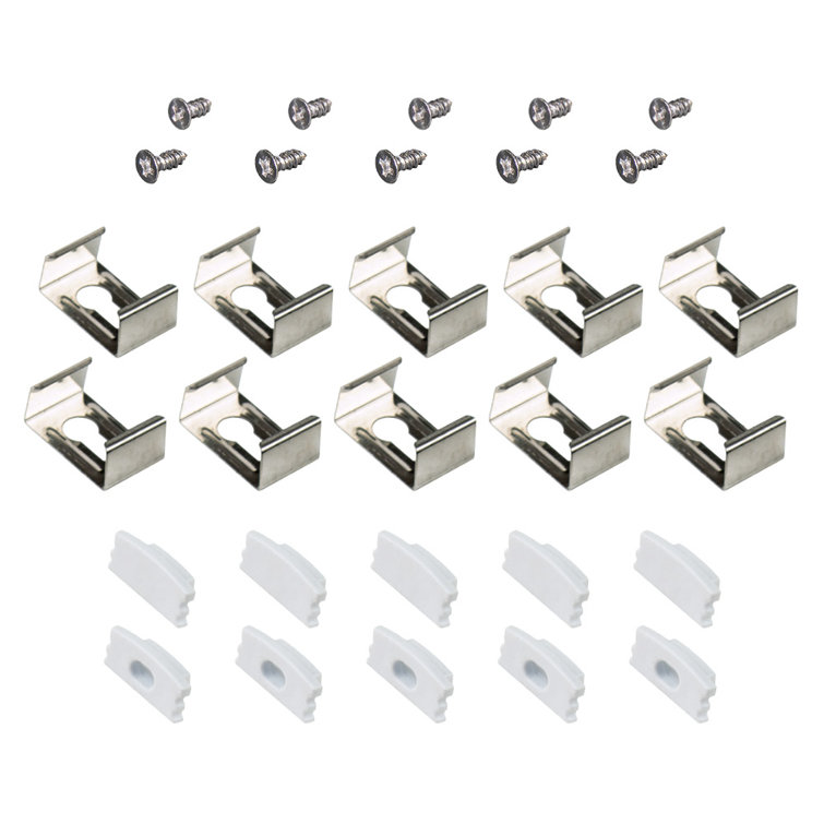White Surface Mount LED Tape Light Accessory Pack