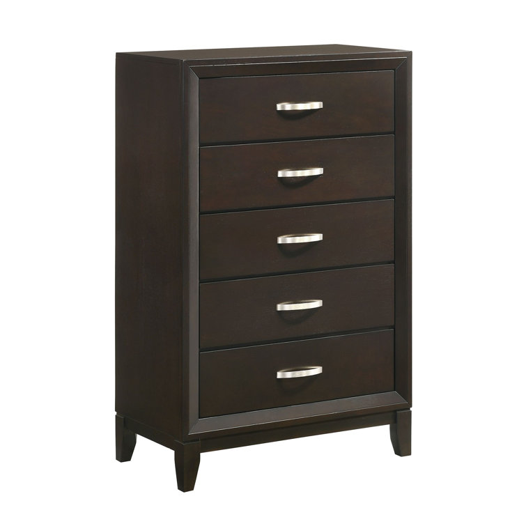 Warren Dark Brown Twin Panel 3-Piece Bedroom Set