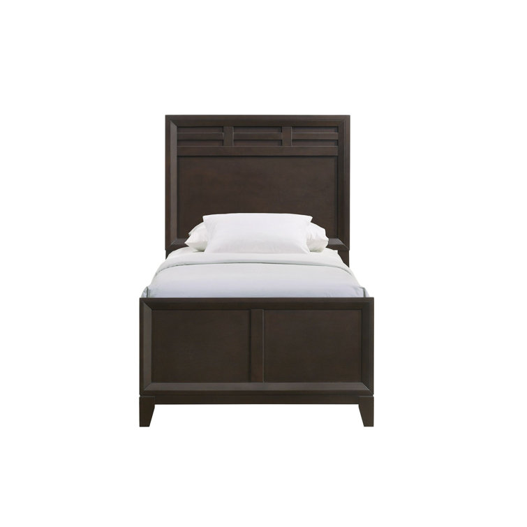 Warren Dark Brown Twin Panel 3-Piece Bedroom Set