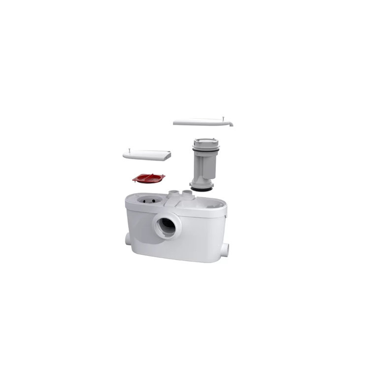 Saniaccess 3 White Full Bath Macerator Pump