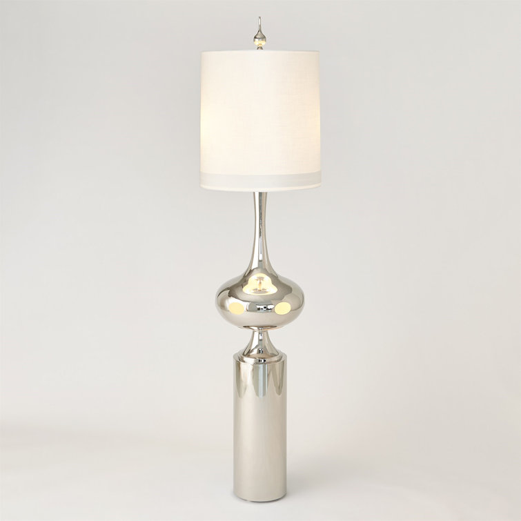 Modern Extraterrestrial 4-Light Floor Lamp in White