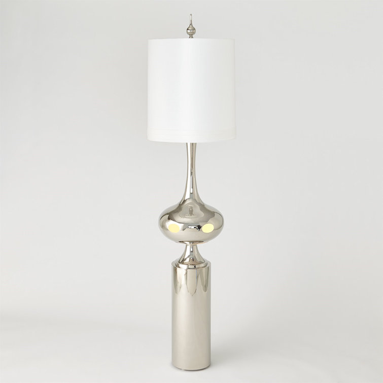 Modern Extraterrestrial 4-Light Floor Lamp in White