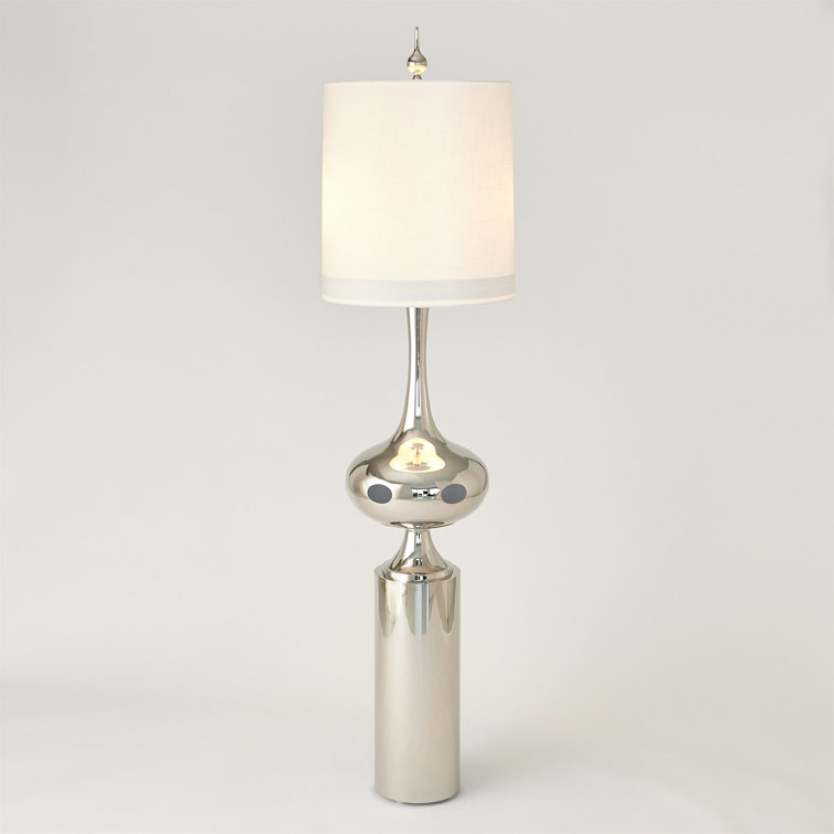 Modern Extraterrestrial 4-Light Floor Lamp in White