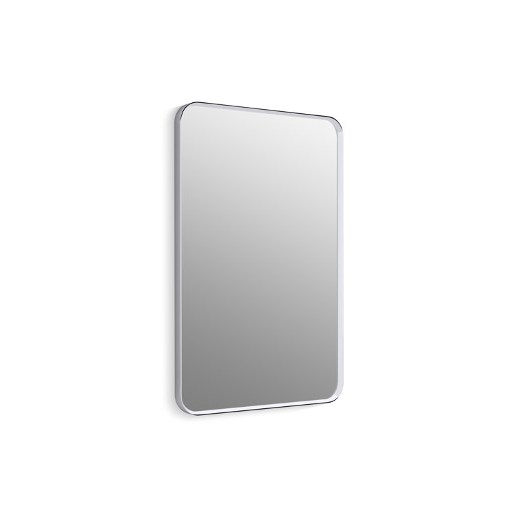 Polished Chrome 36" x 24" Rectangular Bathroom Vanity Mirror