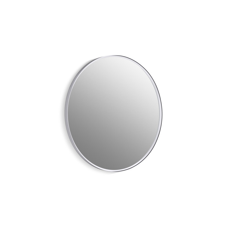 Essential 32" Round Polished Chrome Wall Mirror