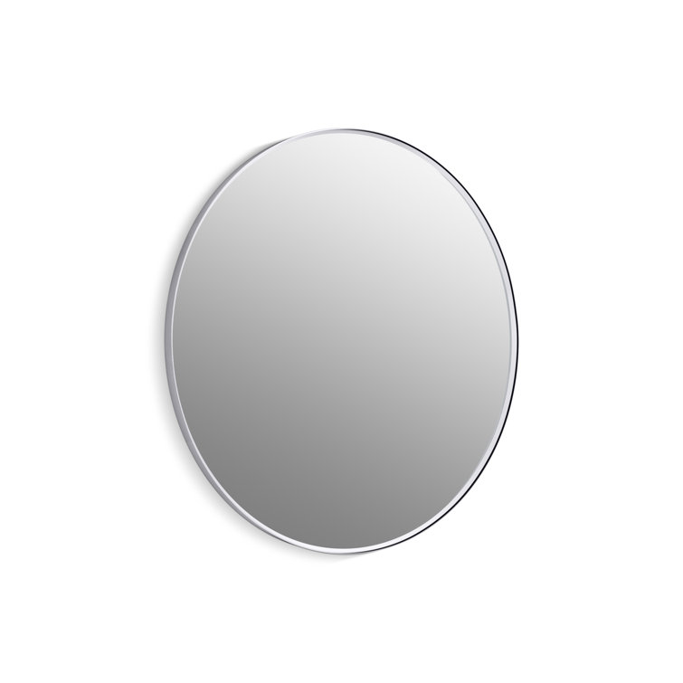 Essential 32" Round Polished Chrome Wall Mirror