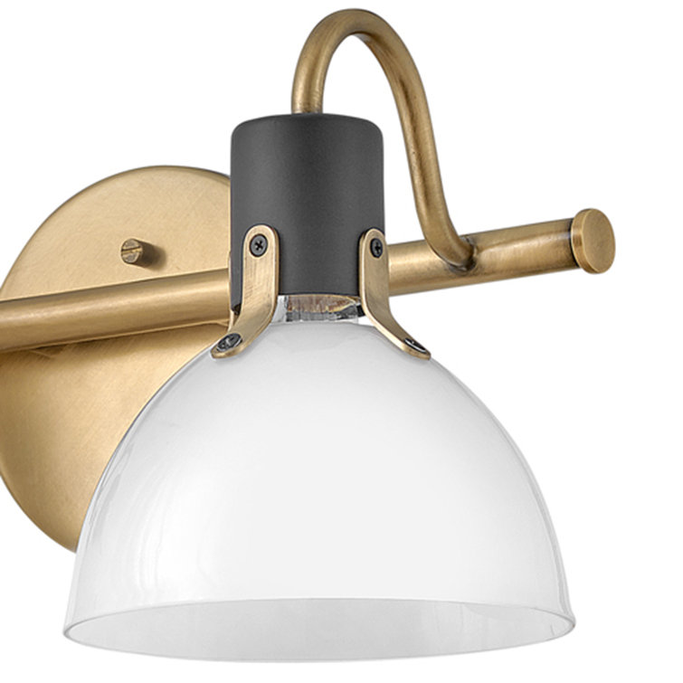 Argo Heritage Brass Dual-Light Dimmable Vanity Fixture