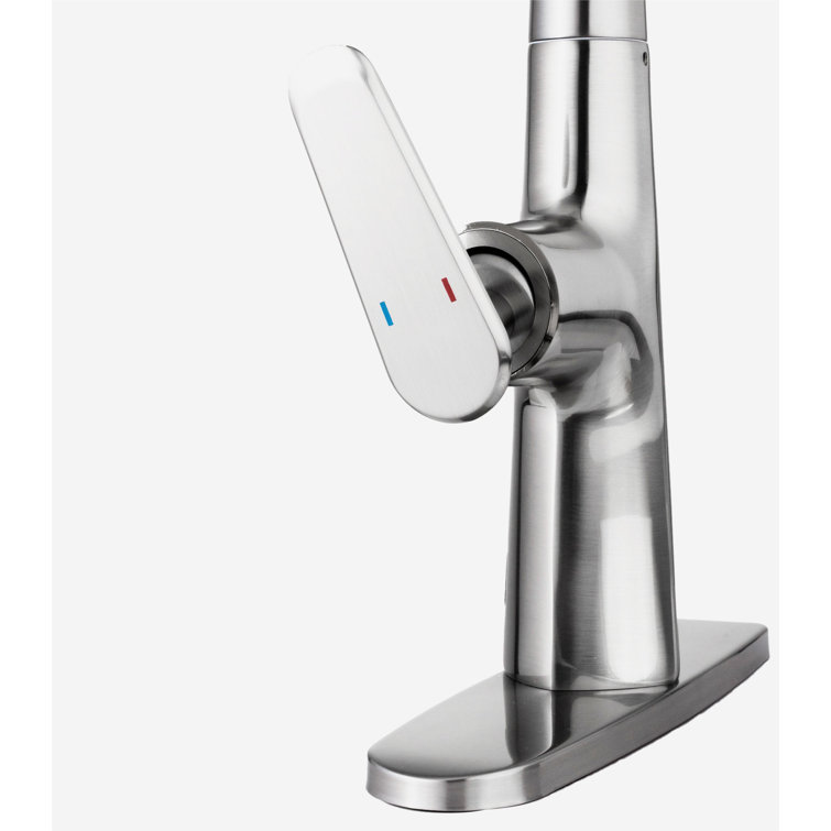Brushed Nickel Touchless Pull Down Kitchen Faucet with Pull-out Spray
