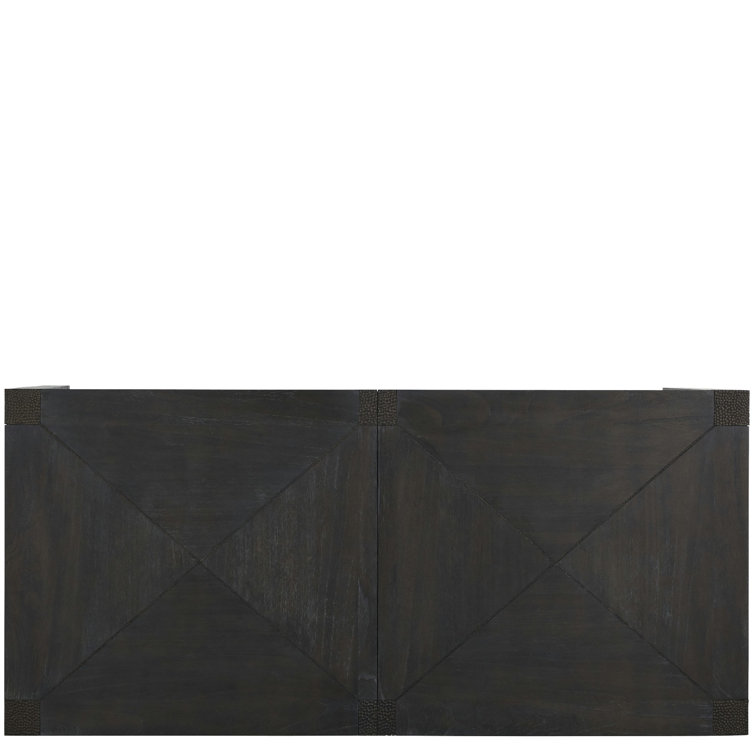 Beckett Dark Gray Cerused Extendable Rectangular Dining Table