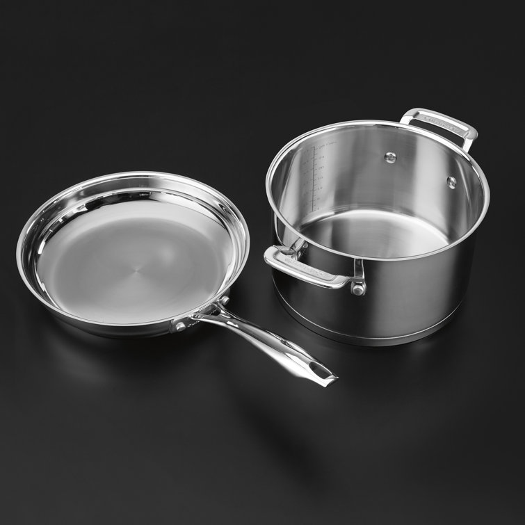 Professional Stainless Steel 11-Piece Non-Stick Cookware Set