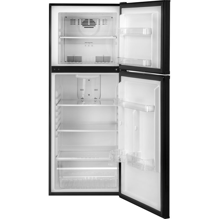 24" Black Energy Star Top Freezer Refrigerator
