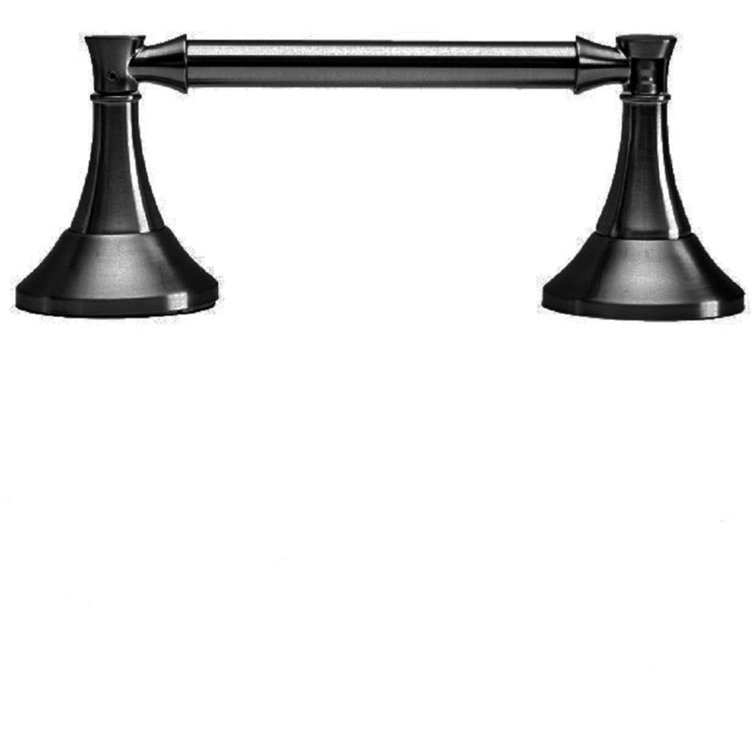 Arlington Matte Black 4-Piece Metal Bathroom Hardware Set