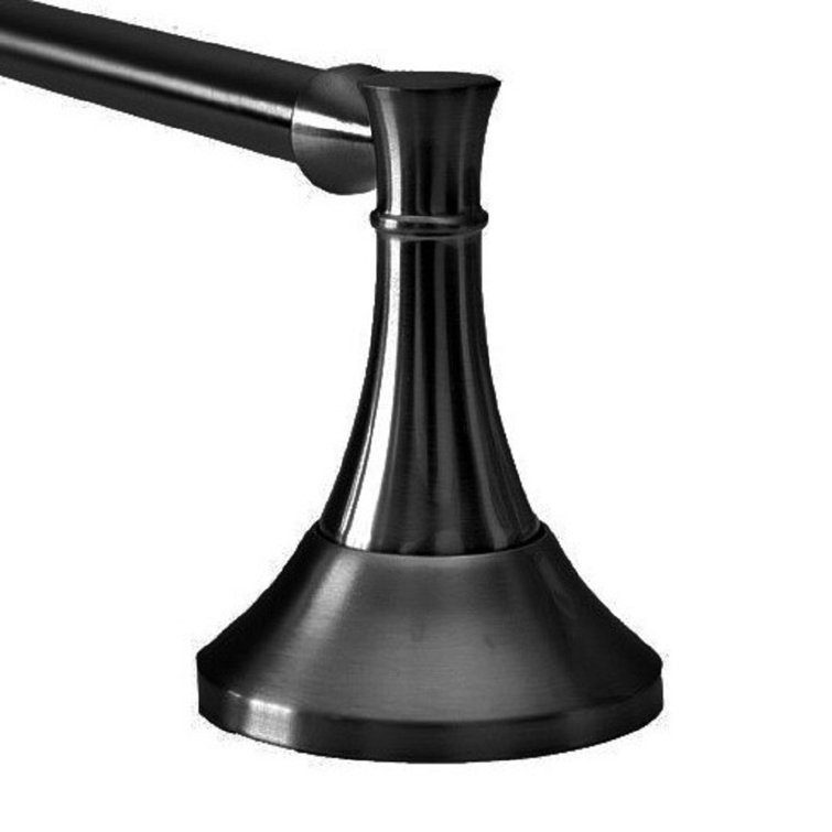 Arlington Matte Black 4-Piece Metal Bathroom Hardware Set