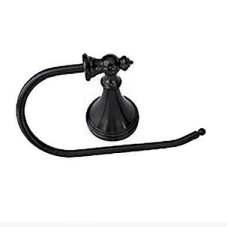 Matte Black Wall Mounted Toilet Paper Holder