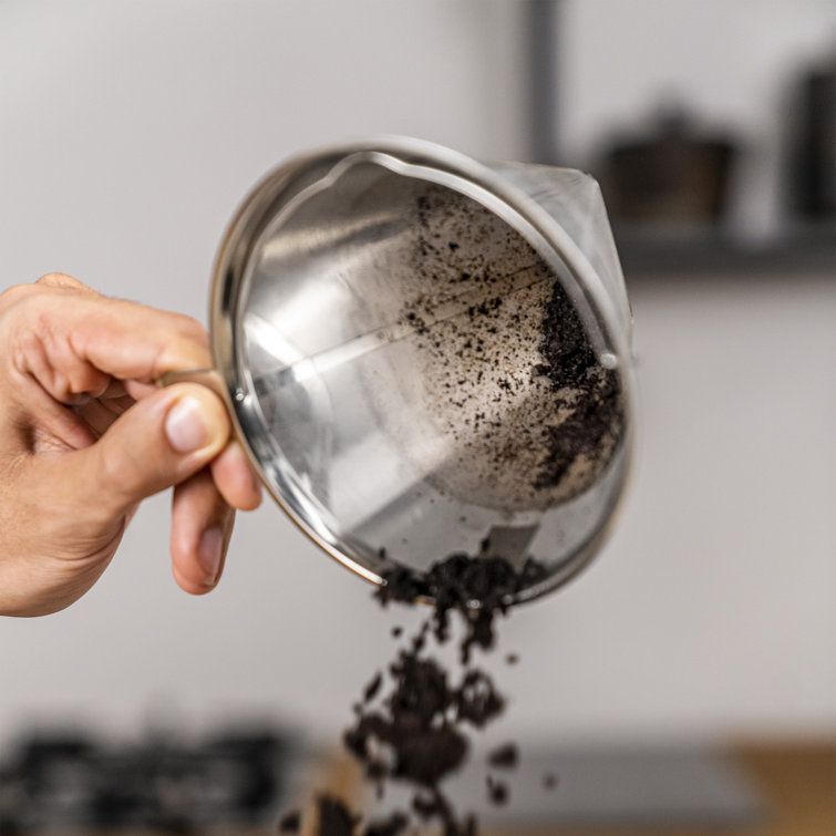 Stainless Steel Reusable Cone Coffee Filter