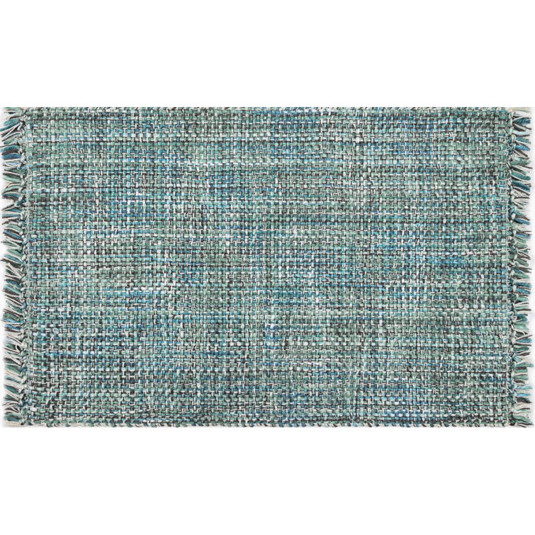 Morris Handwoven Gray Synthetic Indoor/Outdoor Rug 2'6" x 5'