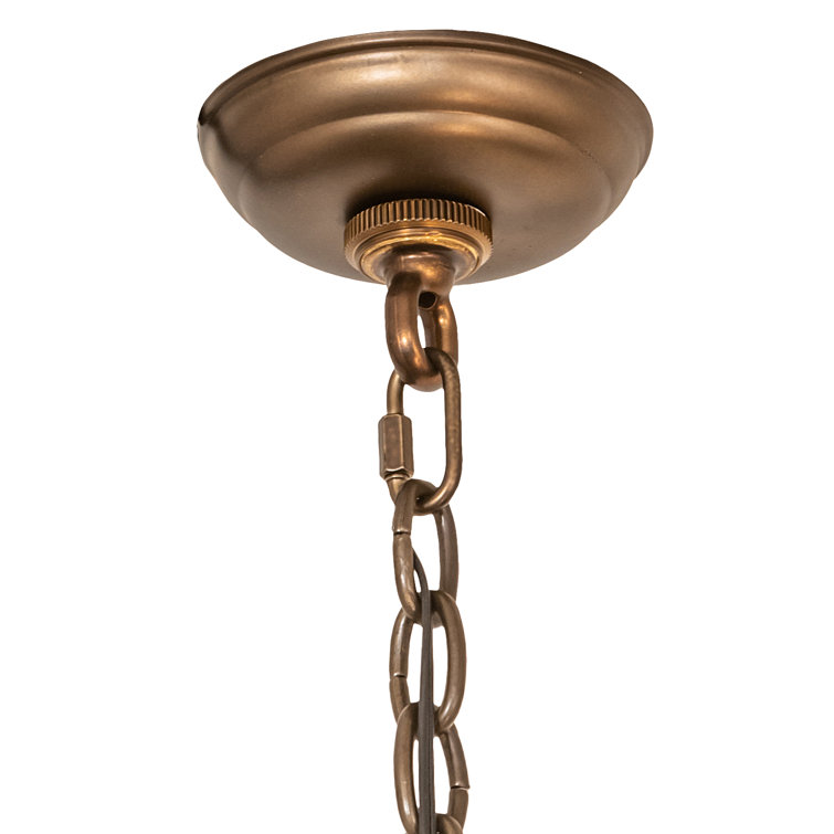 Rustic Antique Copper 74" 8-Light Antler Chandelier