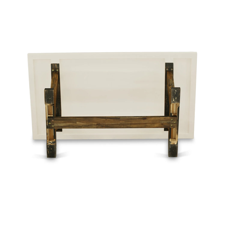 Linen White Modern Dining Set with Light Sable Chairs - 72x30