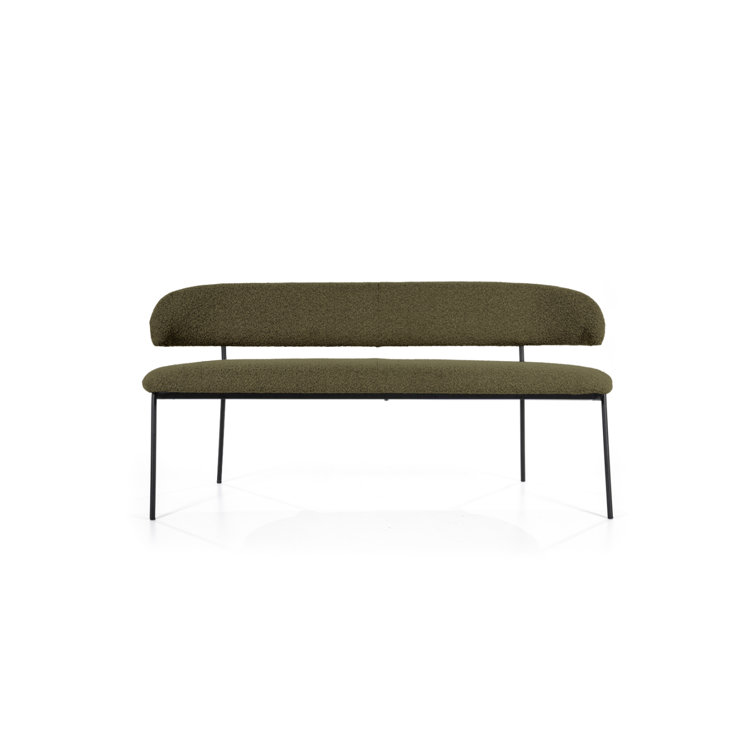 Eleonora Luka Polyester Upholstered Bench
