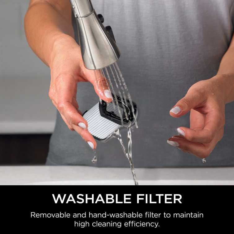 Mauve Portable Handheld Vacuum for Pets with Fabric Filter