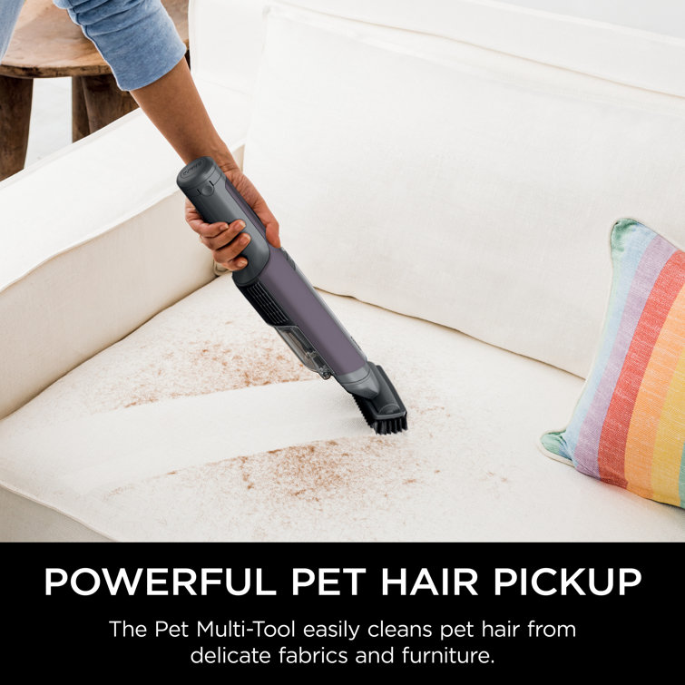 Mauve Portable Handheld Vacuum for Pets with Fabric Filter