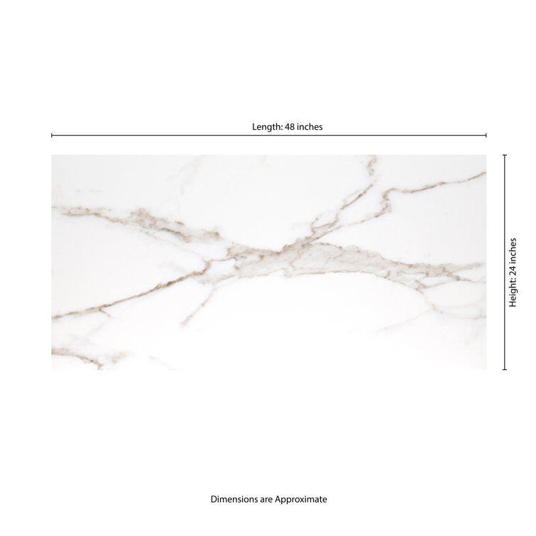 Savoy Large Format Light Crema Porcelain Marble Look Tile