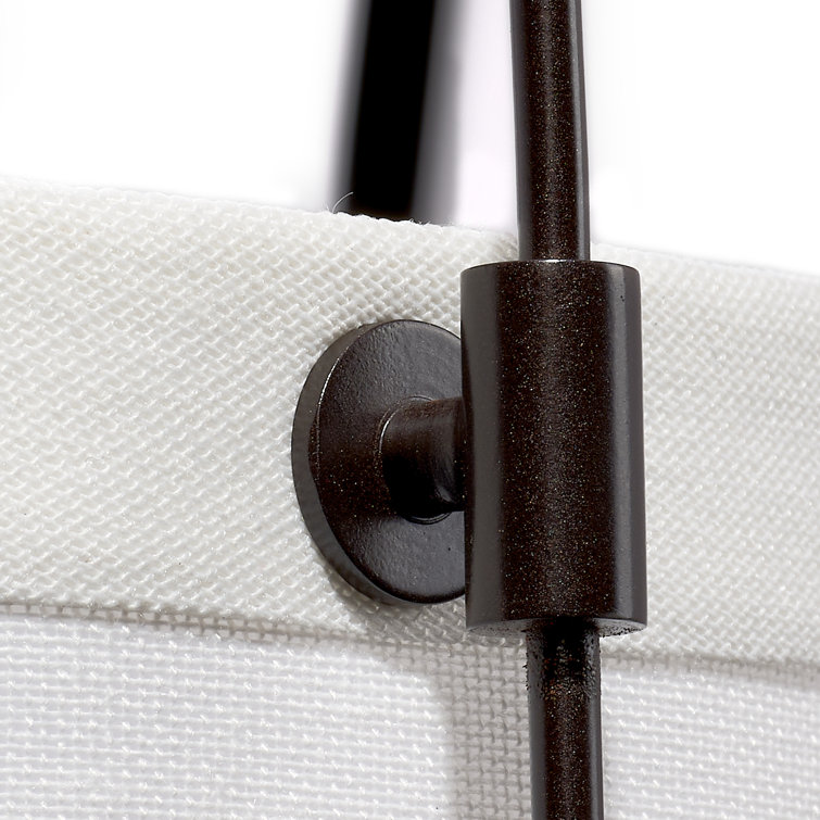 Elegance in Bronze Oil-Rubbed Sconce with Off-White Linen Shade