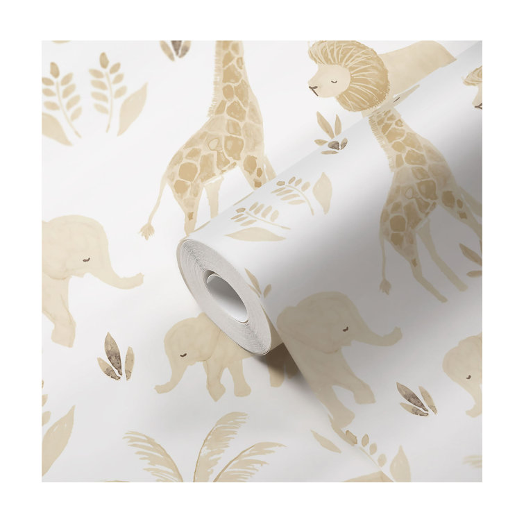 Kendi Safari Animal Non-Pasted Wallpaper for Nursery