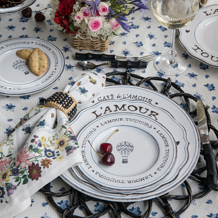 Handcrafted White Ceramic Round Appetizer Plate