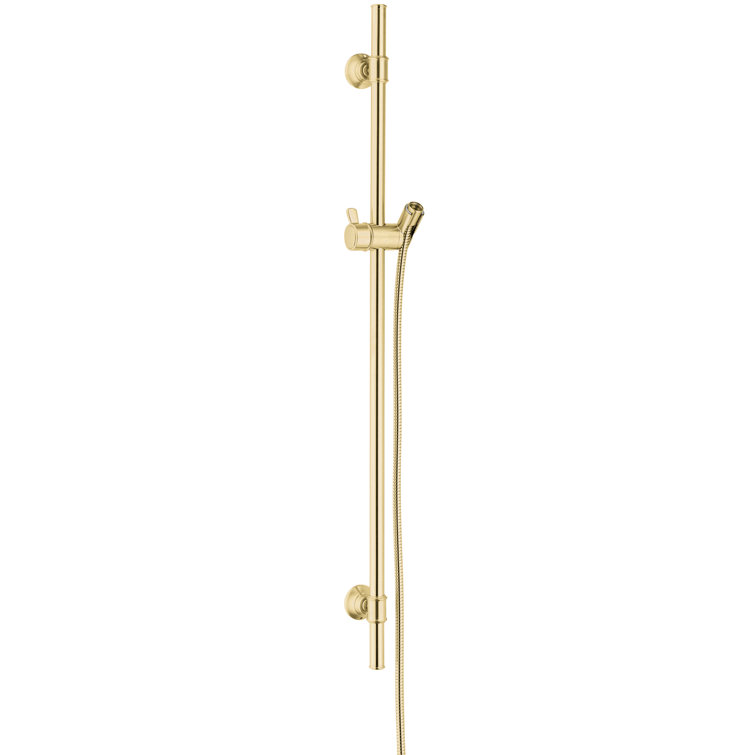 Axor Montreux 32" Brushed Gold Optic Wall Slide Bar