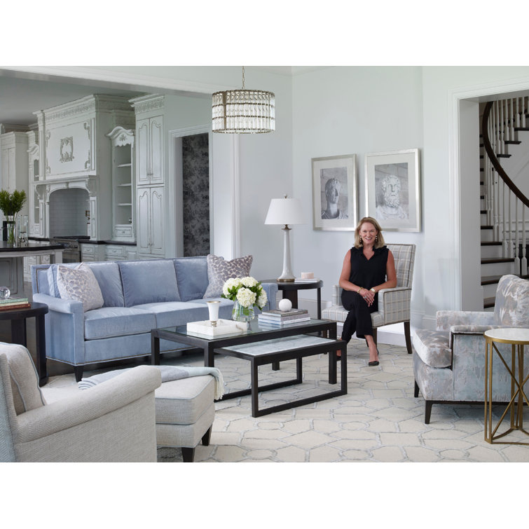 Elliot Polished Nickel 6-Light Chandelier with Clear Glass Beads