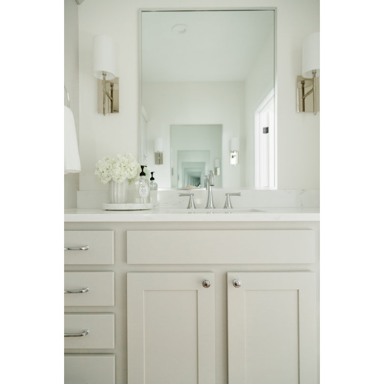 Polished Nickel 1-Light Sconce with White Silk Shade