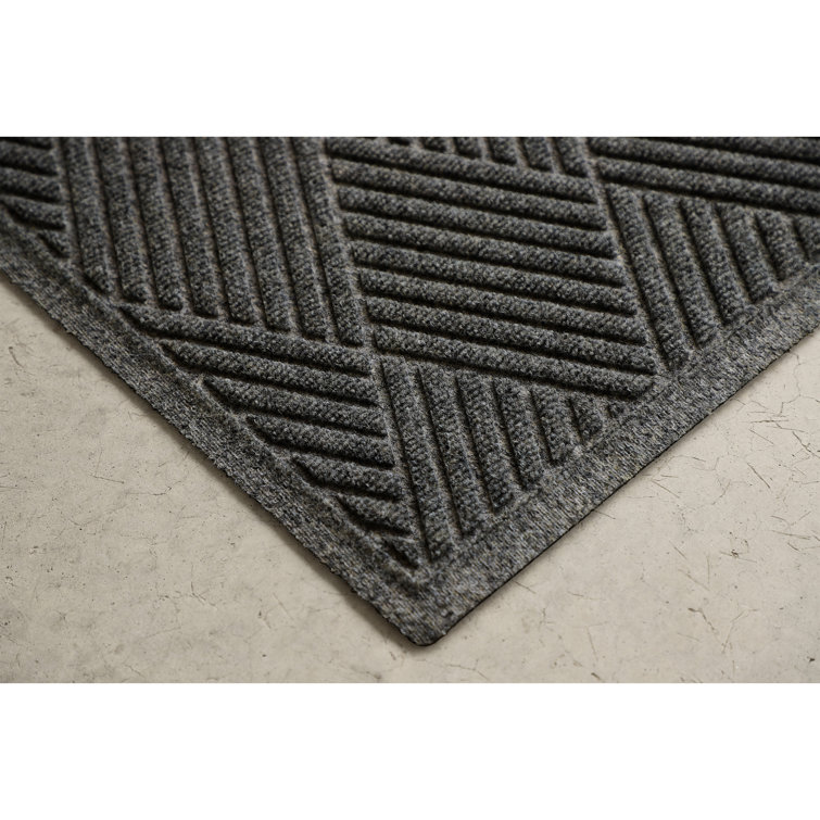 Eco-Friendly Charcoal Polypropylene Outdoor Runner Mat 59"x35"