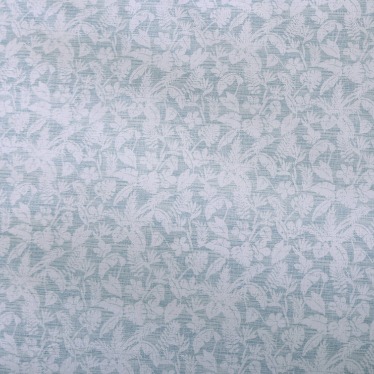 King Light Blue Cotton Boho-Chic Duvet Cover Set