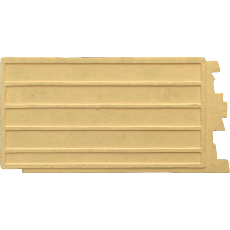 Colfax Faux Stone Siding Panel in Beige and Brown