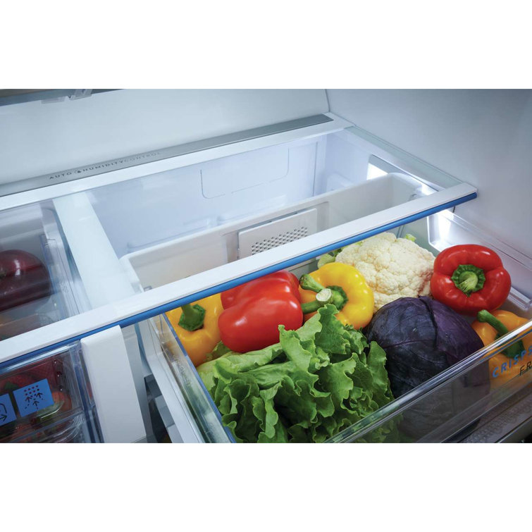 36" Stainless Steel French Door Refrigerator with Ice Maker
